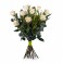 Ramo de 12 rosas blancas de ecuador