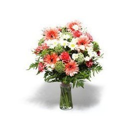 Ramo de clavel margarita y gerbera Ramo de clavel margarita y gerbera